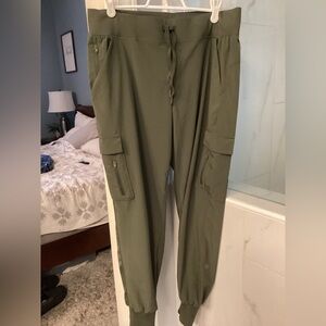 All in motion Olive Green Cargo Jogger Pants Large
